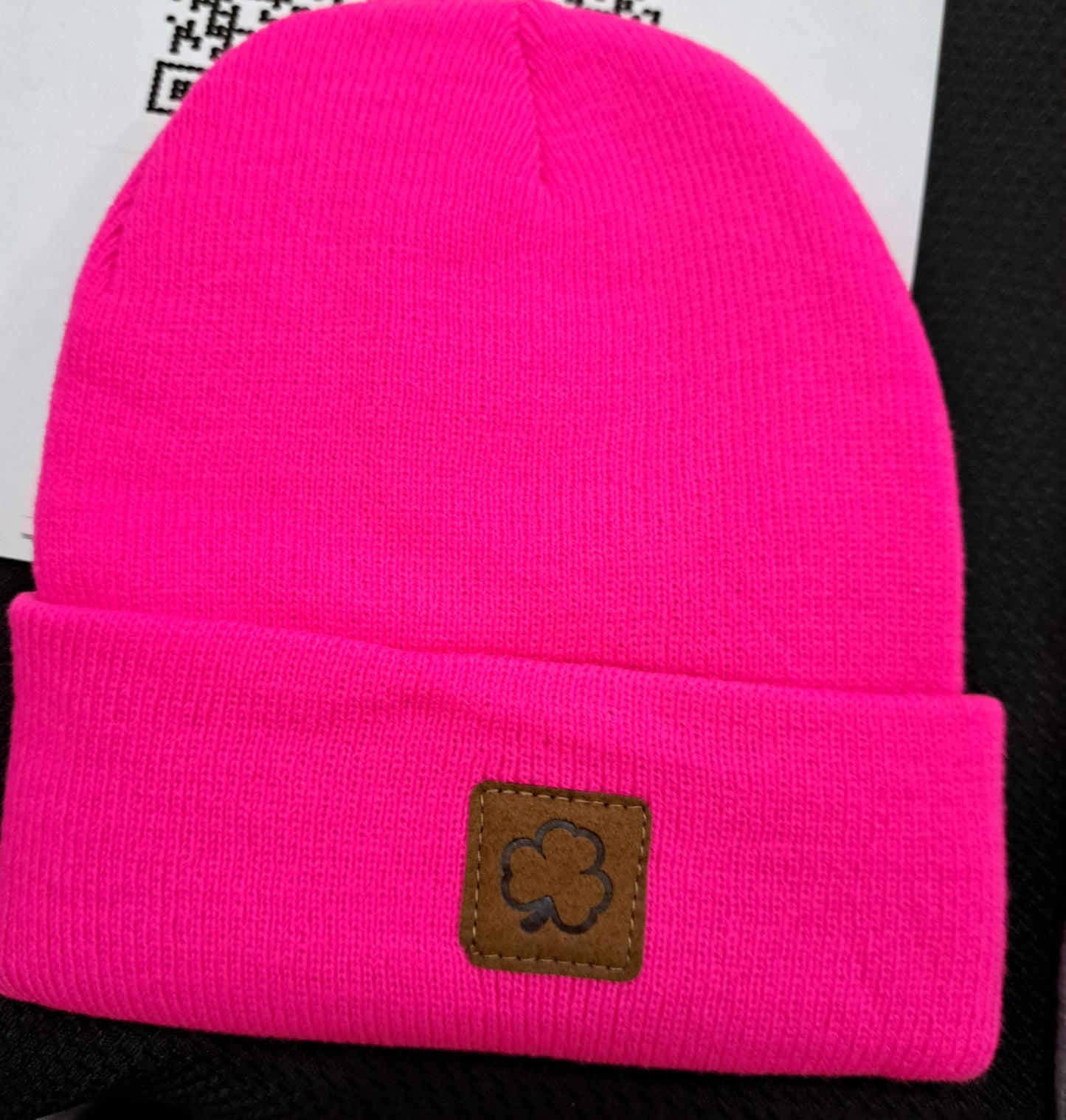 Pink stocking hat