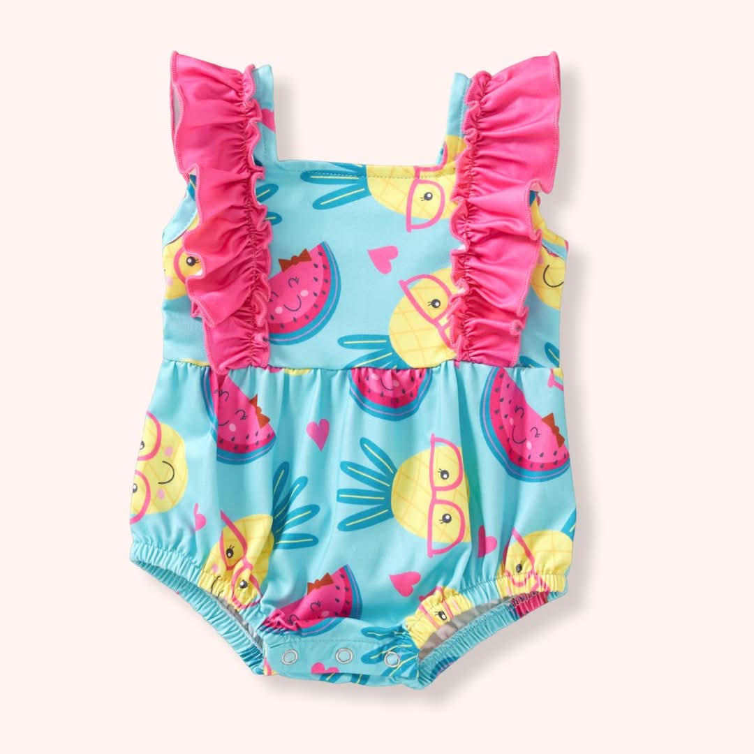 Pineapple party Romper