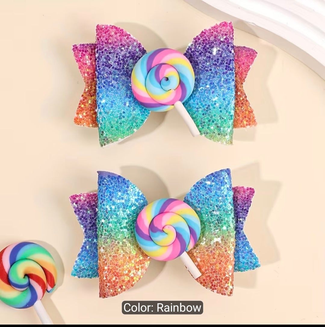 Candy sucker Hairbows