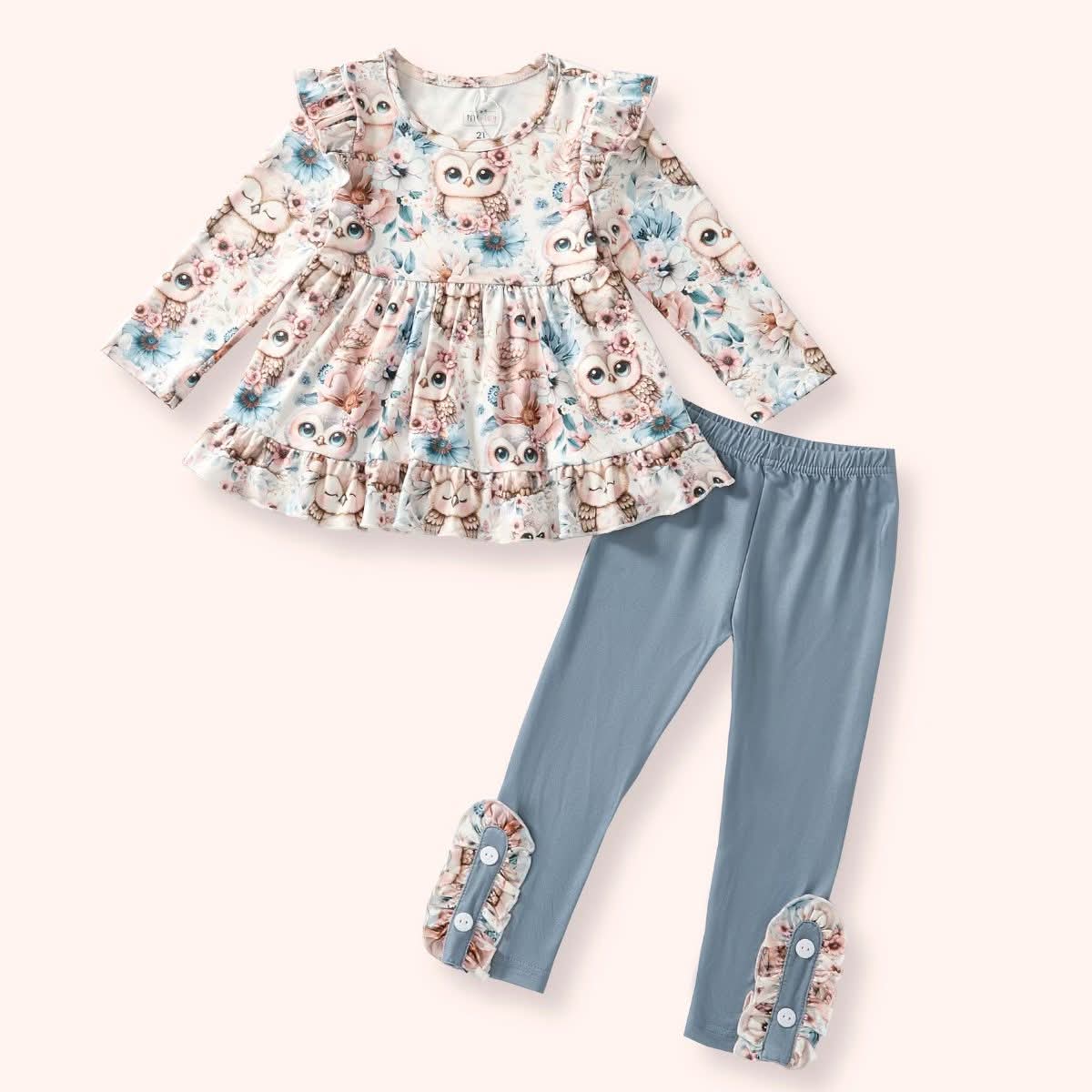 Lovely Owlets Pants Set