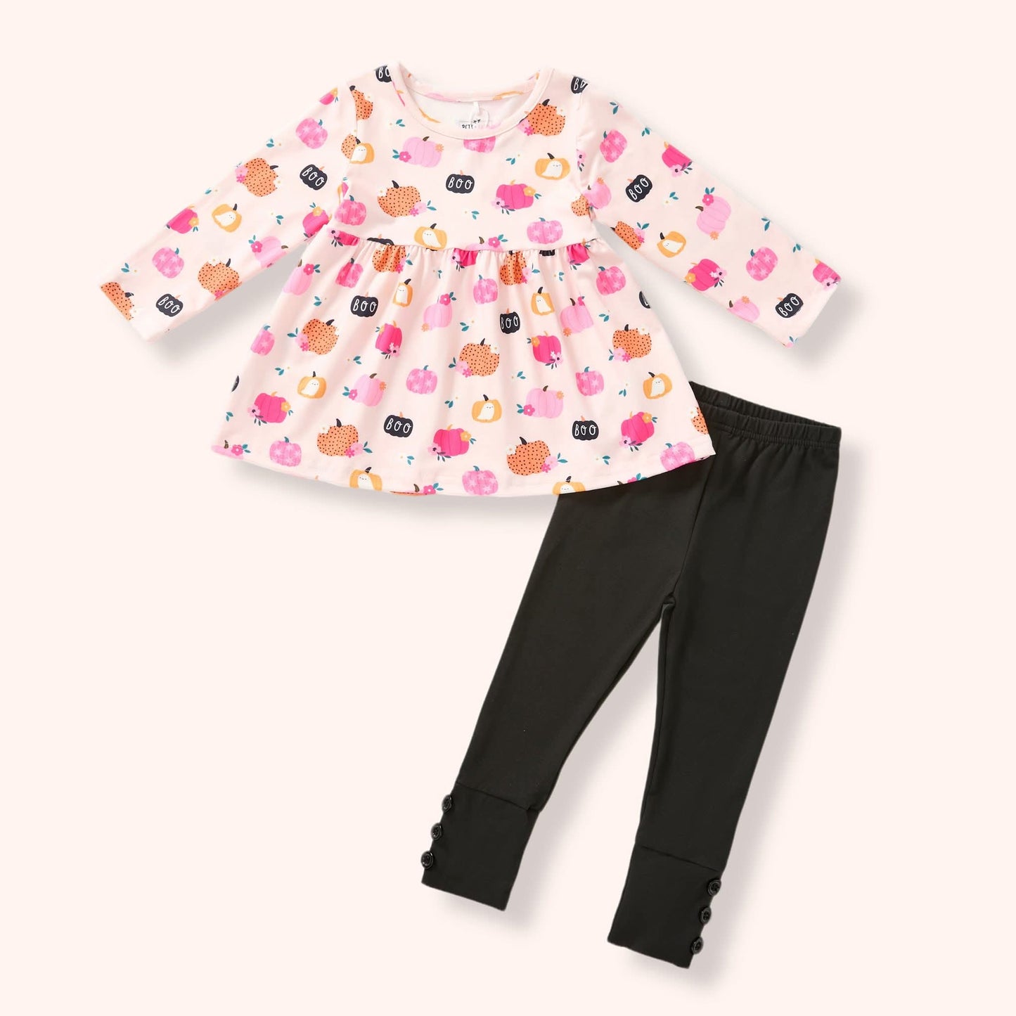 Boo-tiful Patch Pants Set
