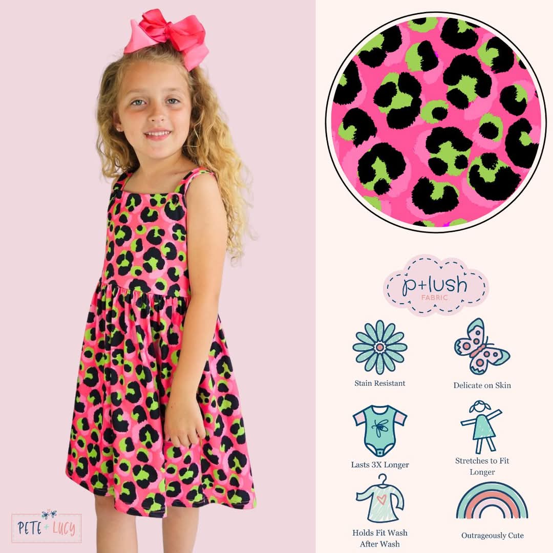 Neon Leopard Dress