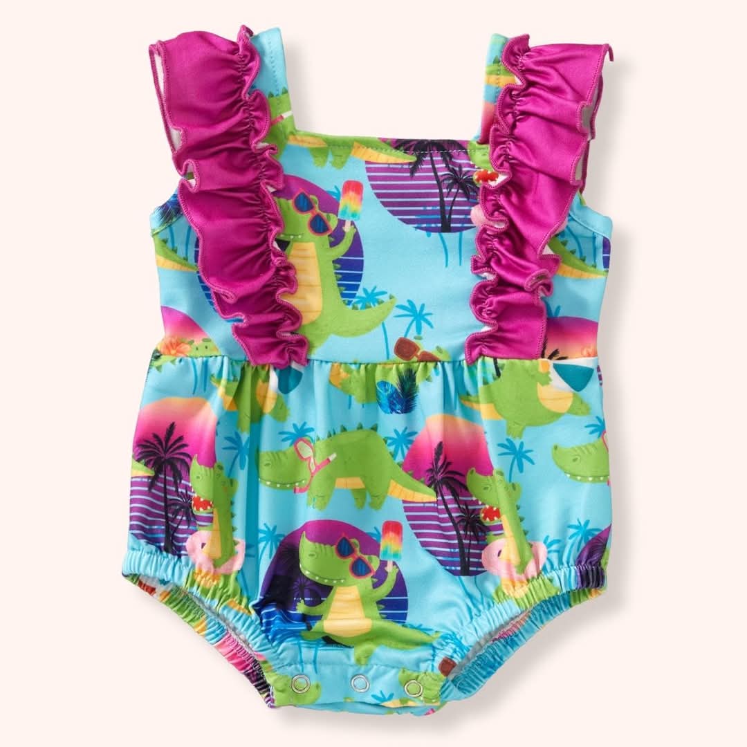Gator Groove Romper