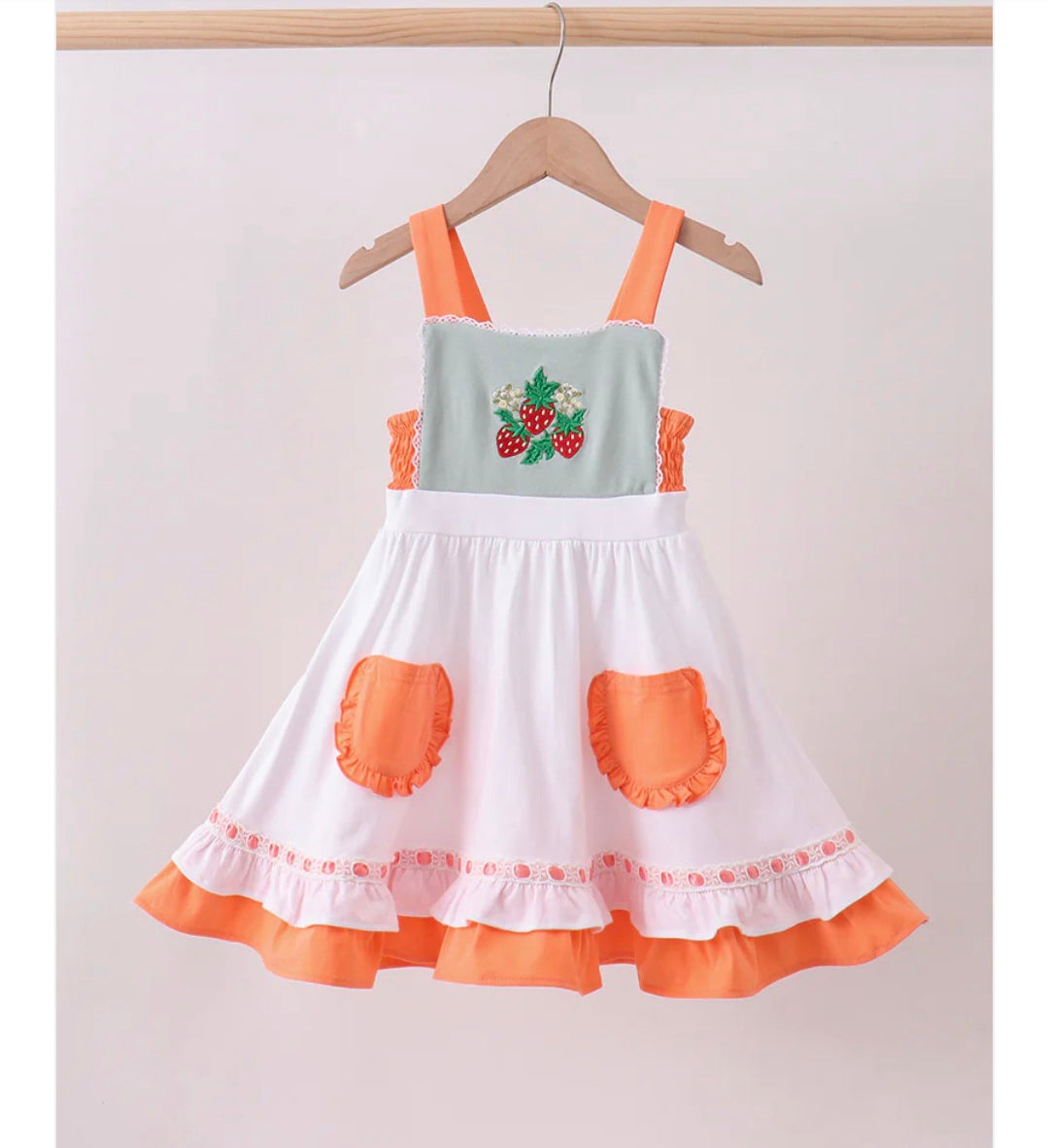 Strawberry Ruffle Dress