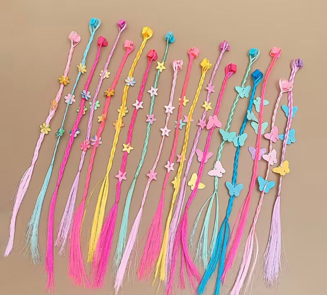 Colored Hair Clips