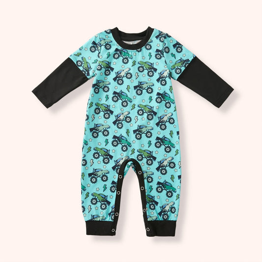 Big Wheels Boys Romper Pre-order