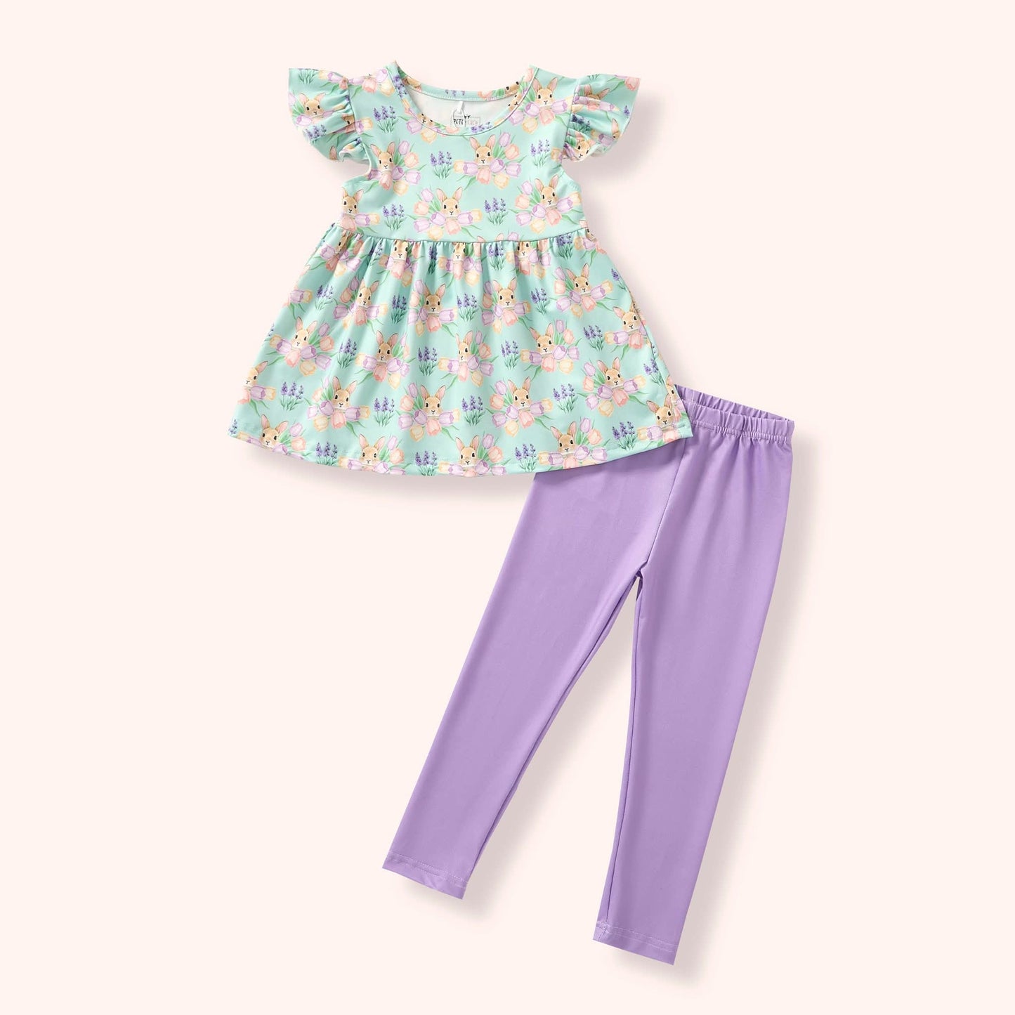 Bunny Bouquet Pants Set
