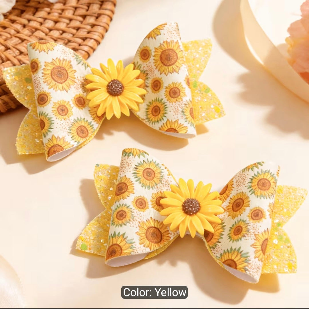 Sunflower Hairbows