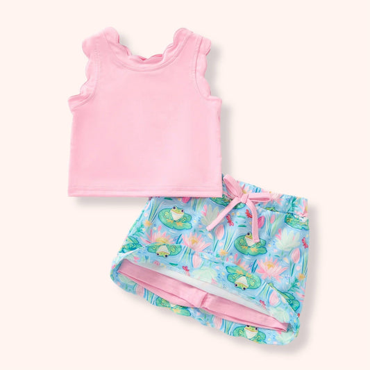Preppy pond skort set