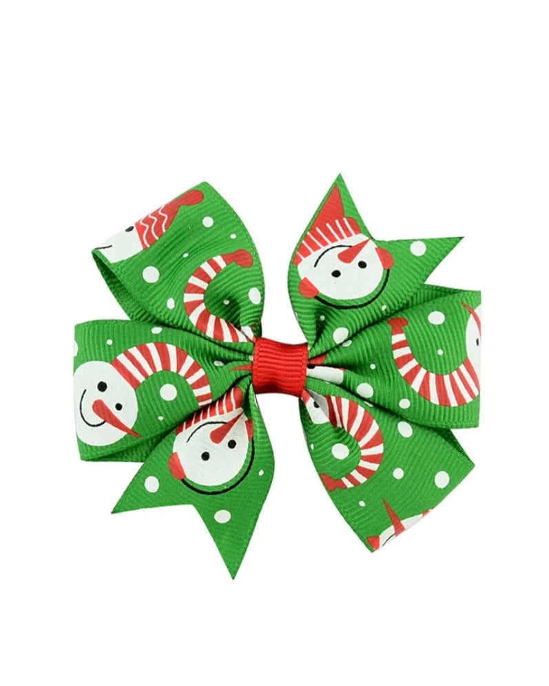 Christmas Green Hairbows
