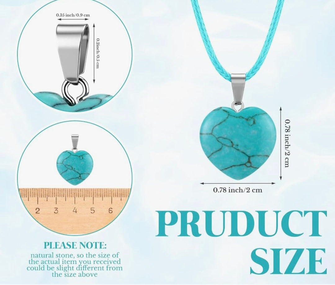 Heart bead necklace