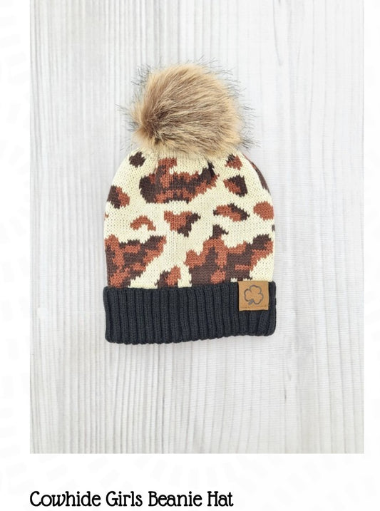 Cow hide hat
