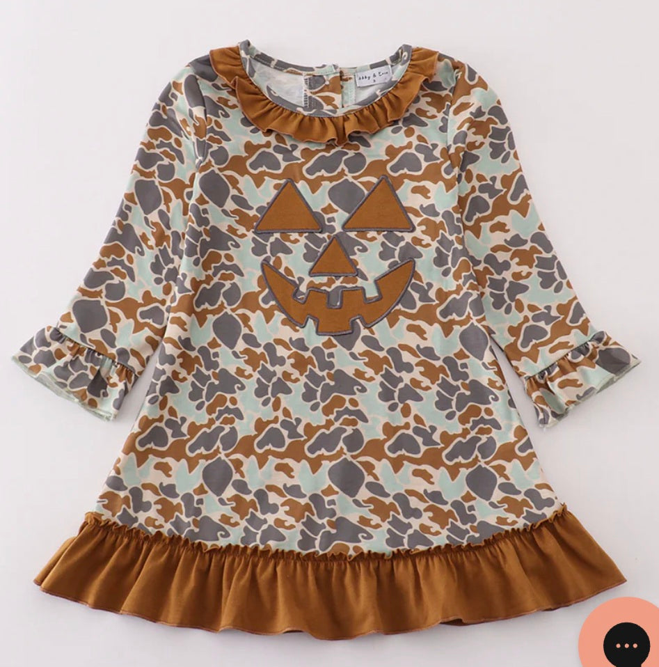Camouflage Pumpkin Dress