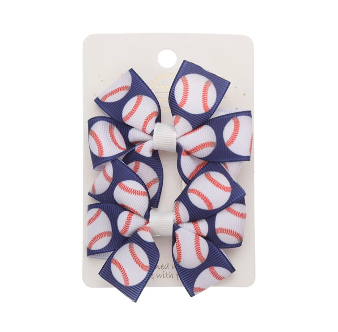 Baseball HairBows