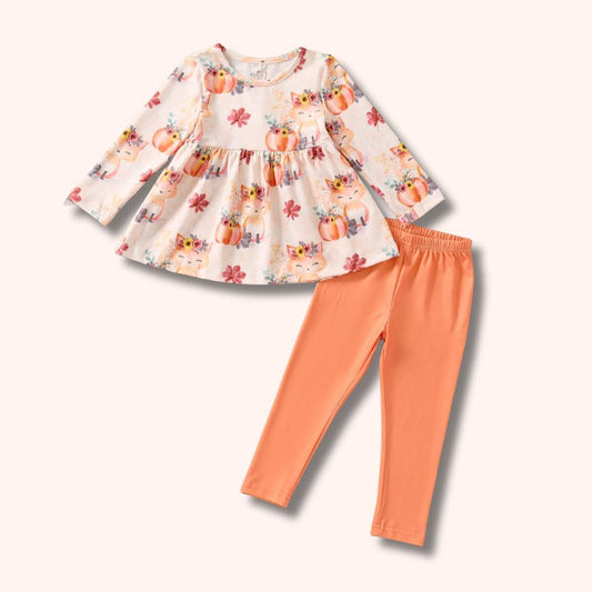 Foxy Patch Pants Set