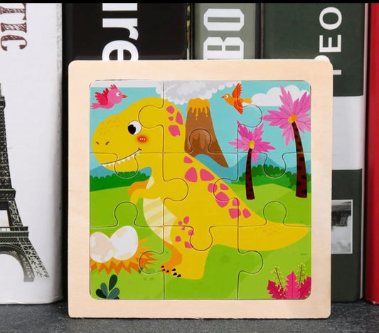 Wooden Puzzle Small 9 pieces