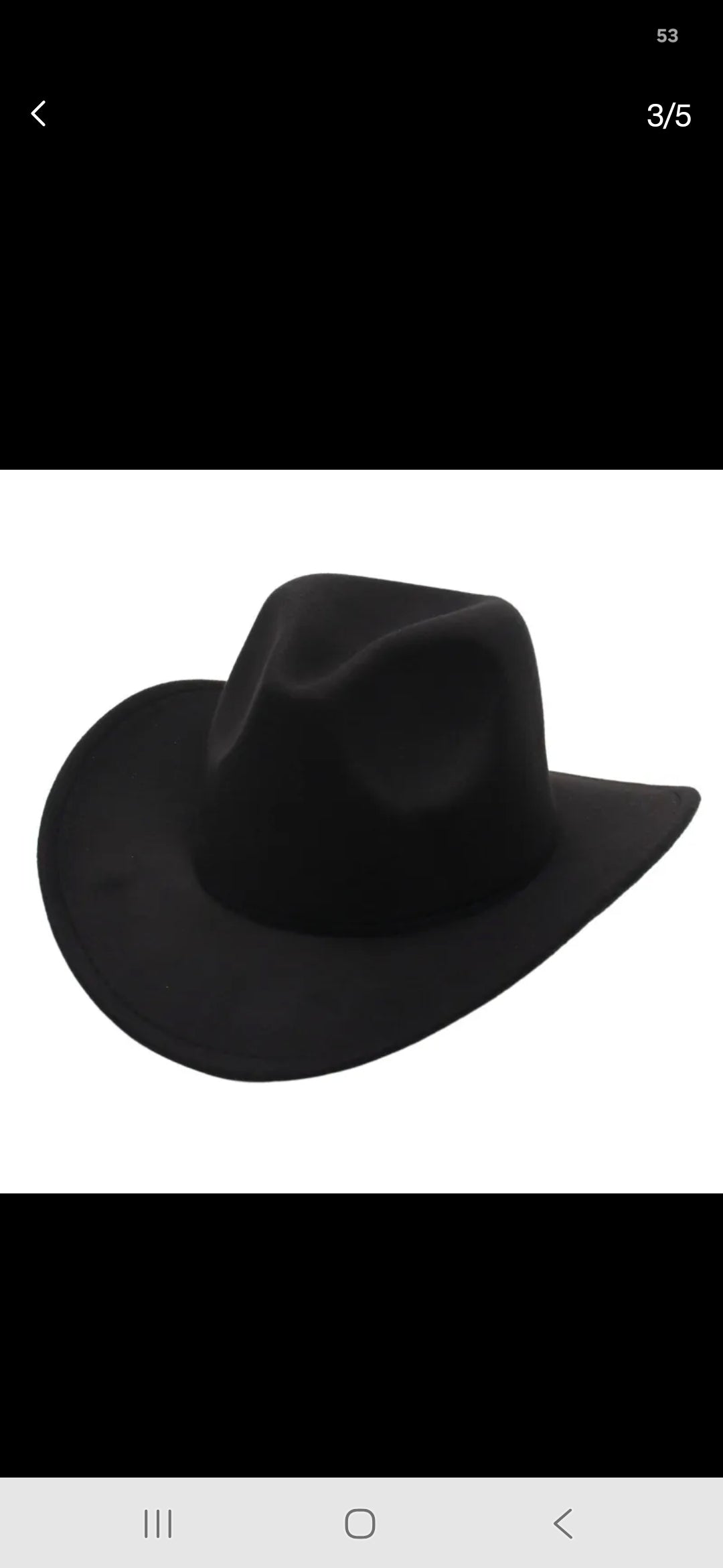 Youth/Adult Cowboy Hat    (56-58 cm)