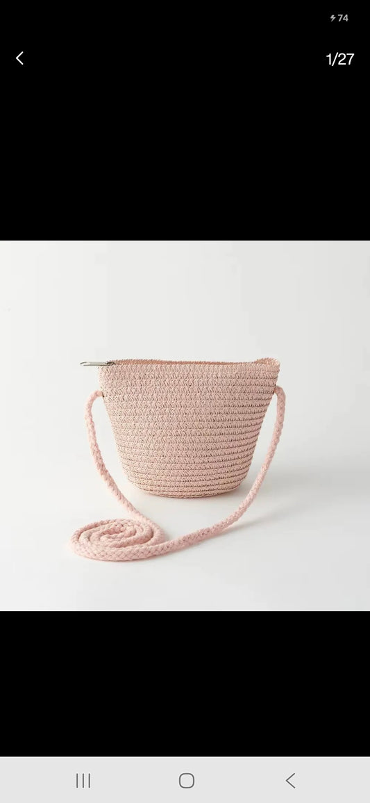 Kids Small Wooven Purse