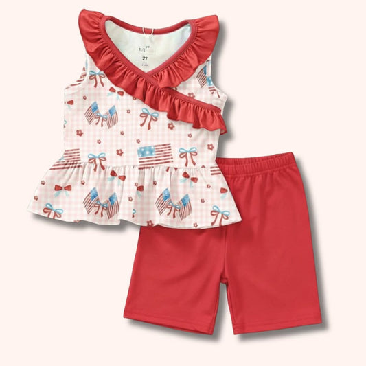 All American Shorts Set