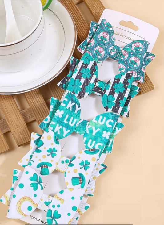 ST. Patrick's Day Hairbows