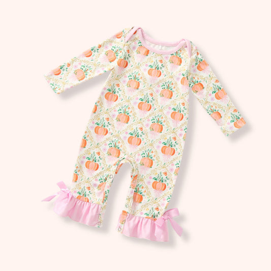 Pretty Pumpkins Romper Pants
