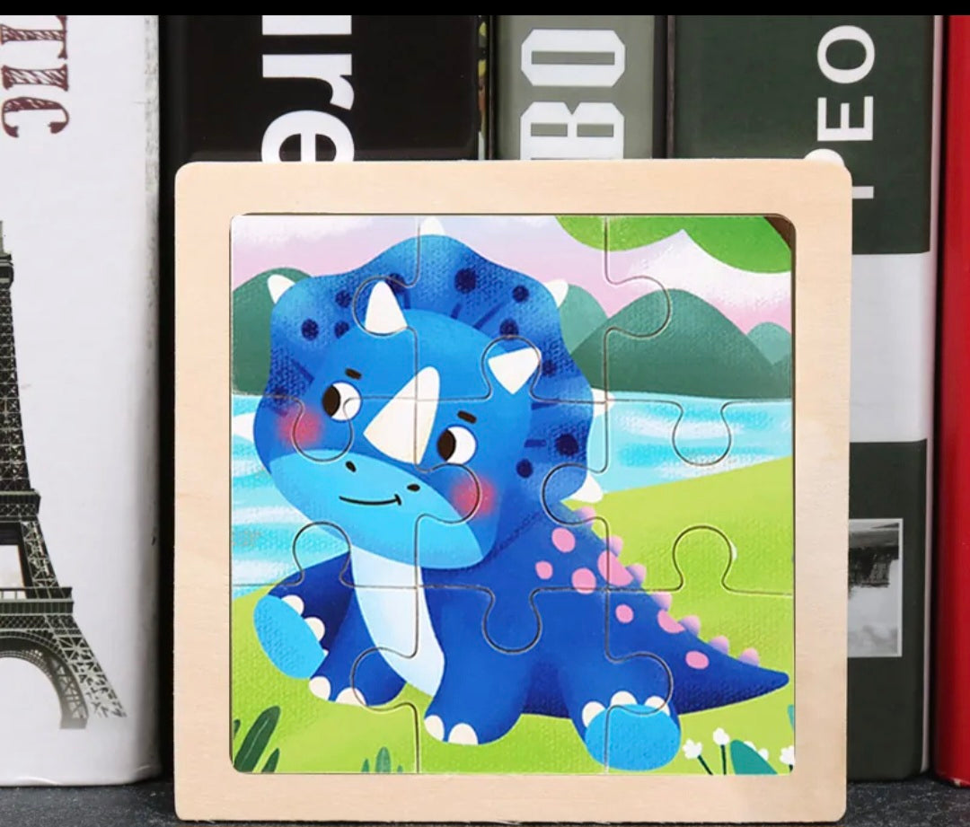 Wooden Puzzle Small 9 pieces