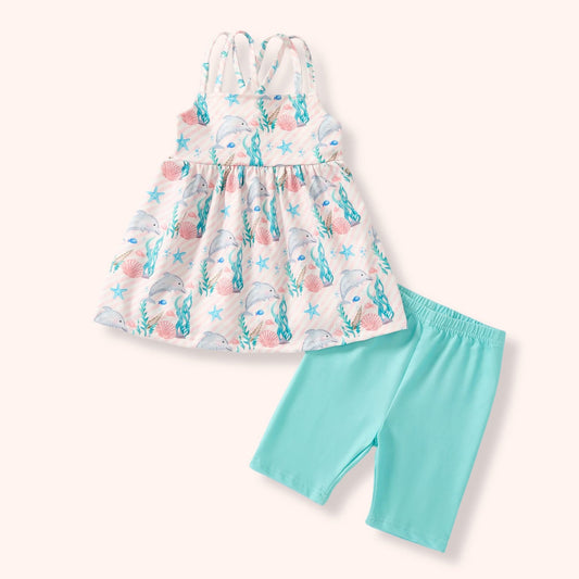 Dolphin Dreams Shorts Set