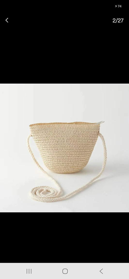 Kids Large Wooven Purse