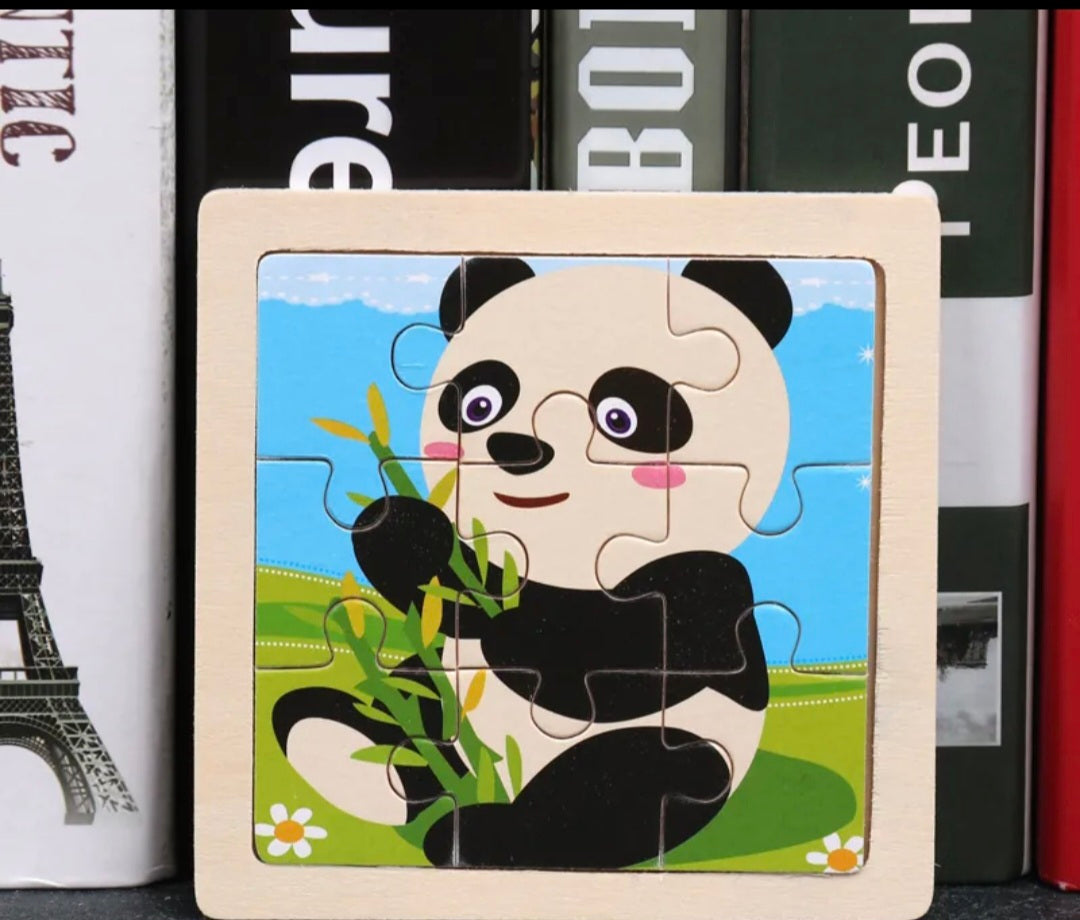 Wooden Puzzle Small 9 pieces