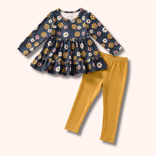 Golden Bouquet Pant Set